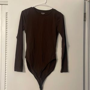 Long sleeve womens bodysuit